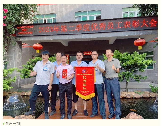 員工風采|東盛迪2023年第二季度優秀員工表彰